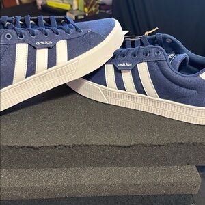 Adidas Daily 3.0 Navy and White Casual Shoes